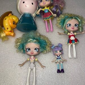 Shopkins My Little Pony Frozen Bundle Toy Lot Of 6